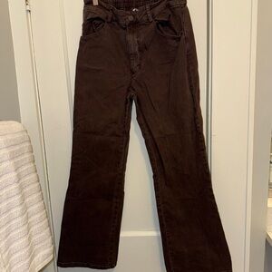 YFB Wide leg pants chocolate brown